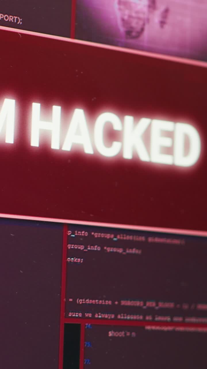Hacker i gang med at uploade vertikal video af USB-nøgle med stjålne data til pc