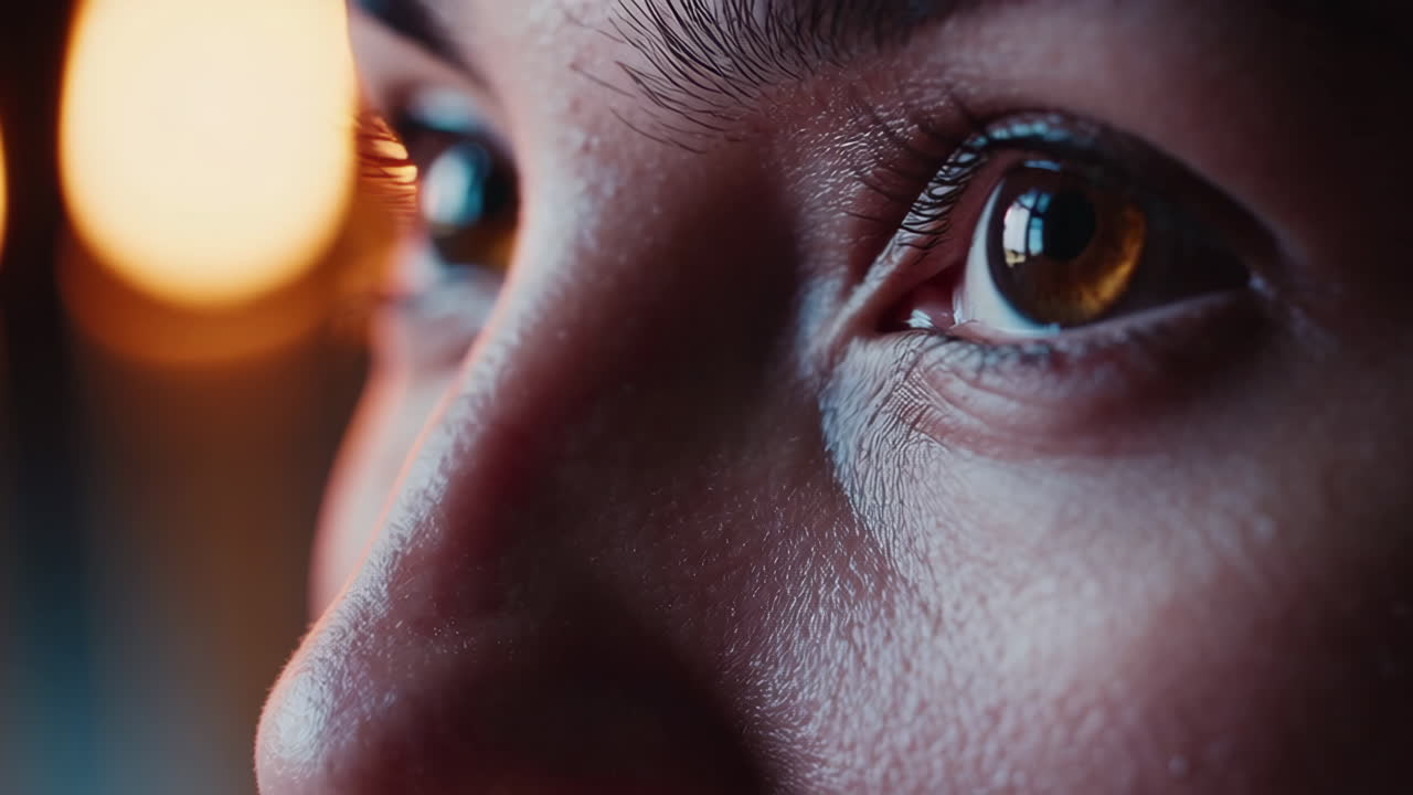 primer plano de los ojos de una mujer.