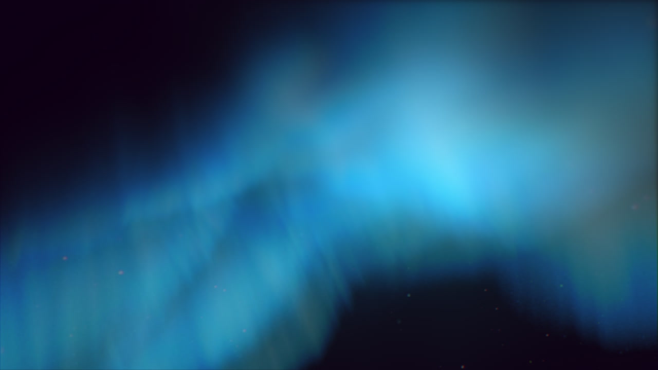 místicas olas azules de la aurora en el cielo nocturno