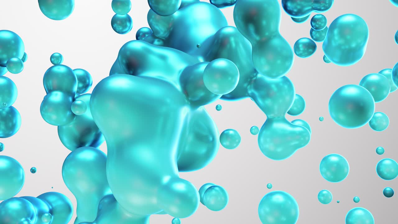 버치 모션 미니멀 아트 액체 배경