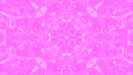 kaleidoscopio o mandala de color pastel abstracto en bucle. fondo de aluminio holográfico.