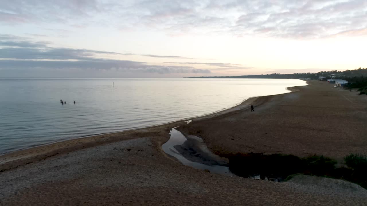 Beautiful Sunrise/Sunset Beach Scene