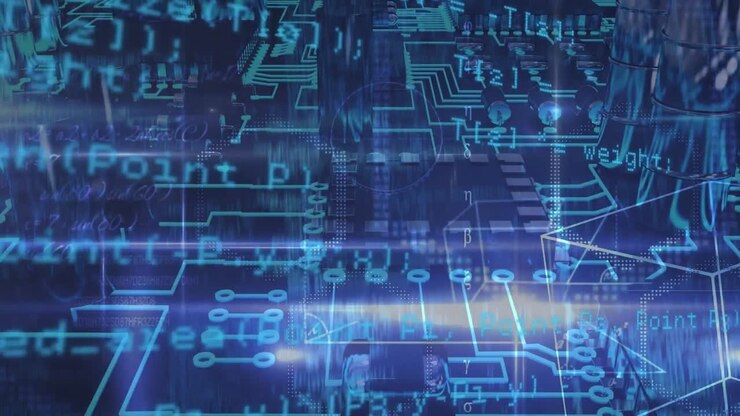 Animation of network of connections over data processing