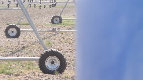 Sprinklers-On-Center-Pivot-Irrigation-System-Watering-Field