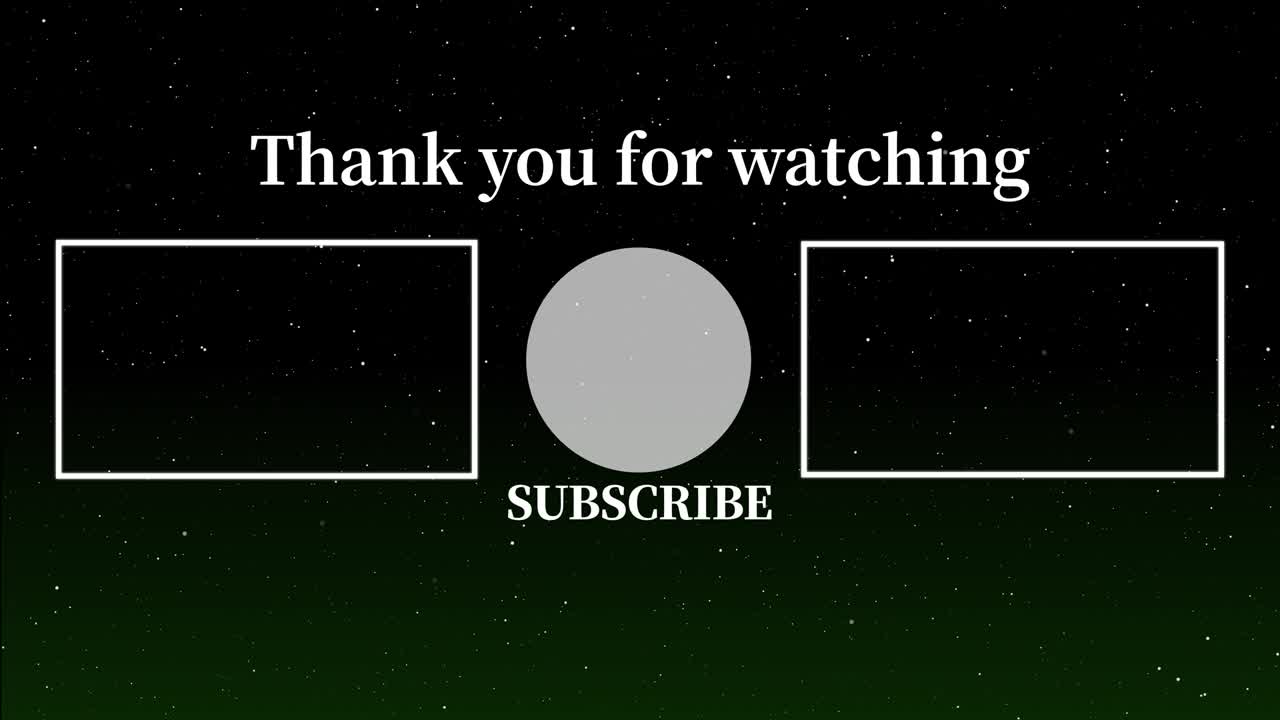 espacio galaxia tarjeta de finalización pantalla de finalización gráficos de movimiento
