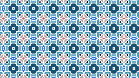 Delightful aquamarine centric porcelain brick tiles animation