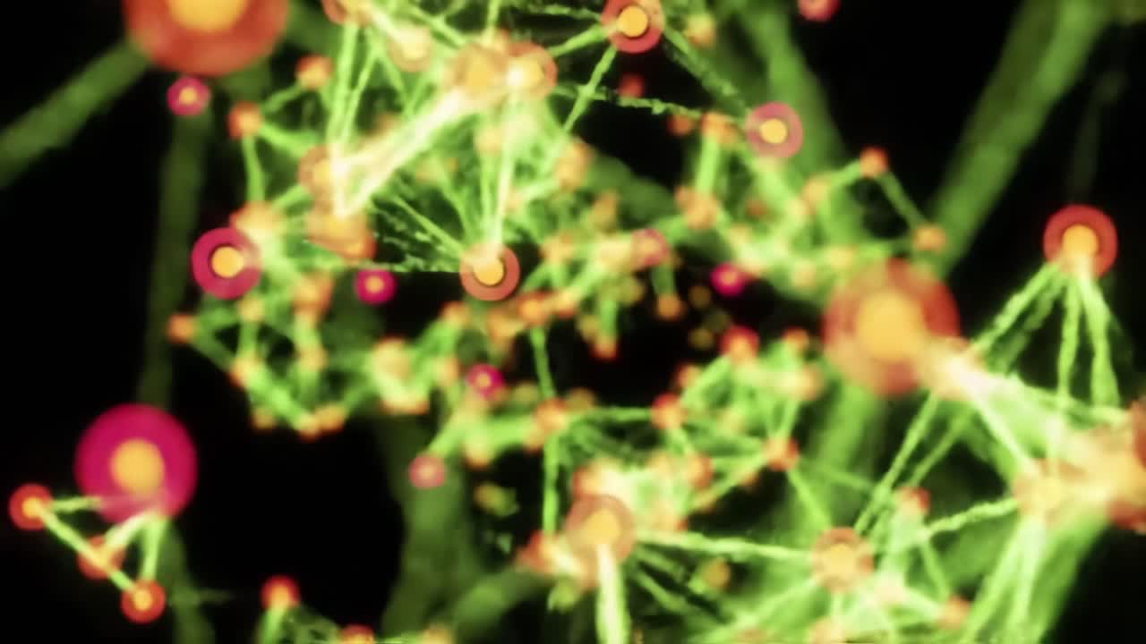 visualización de la red abstracta