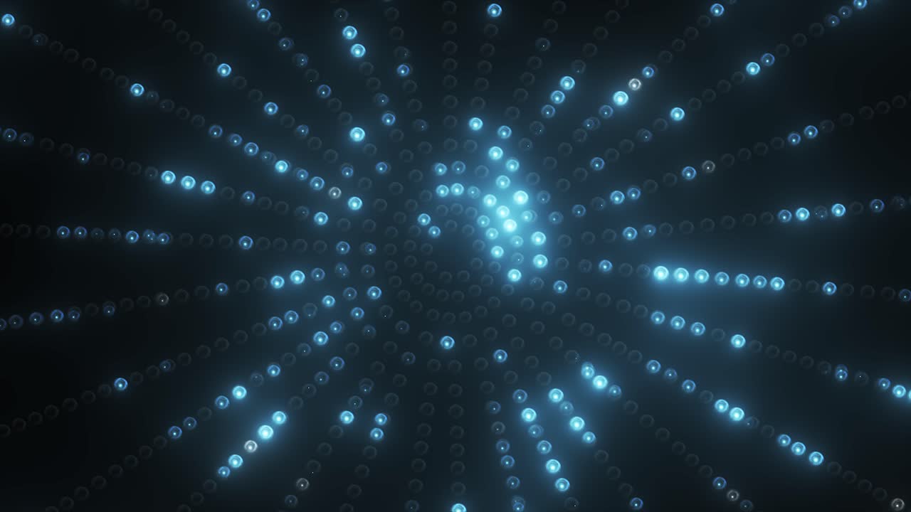 Abstract Blue Light Pattern