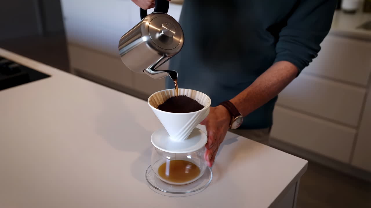 Preparando Café Coado Fresco em Casa