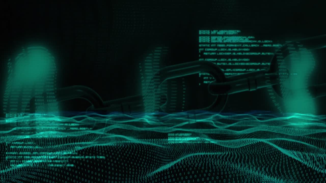 Animation of mesh with binary coding and data processing