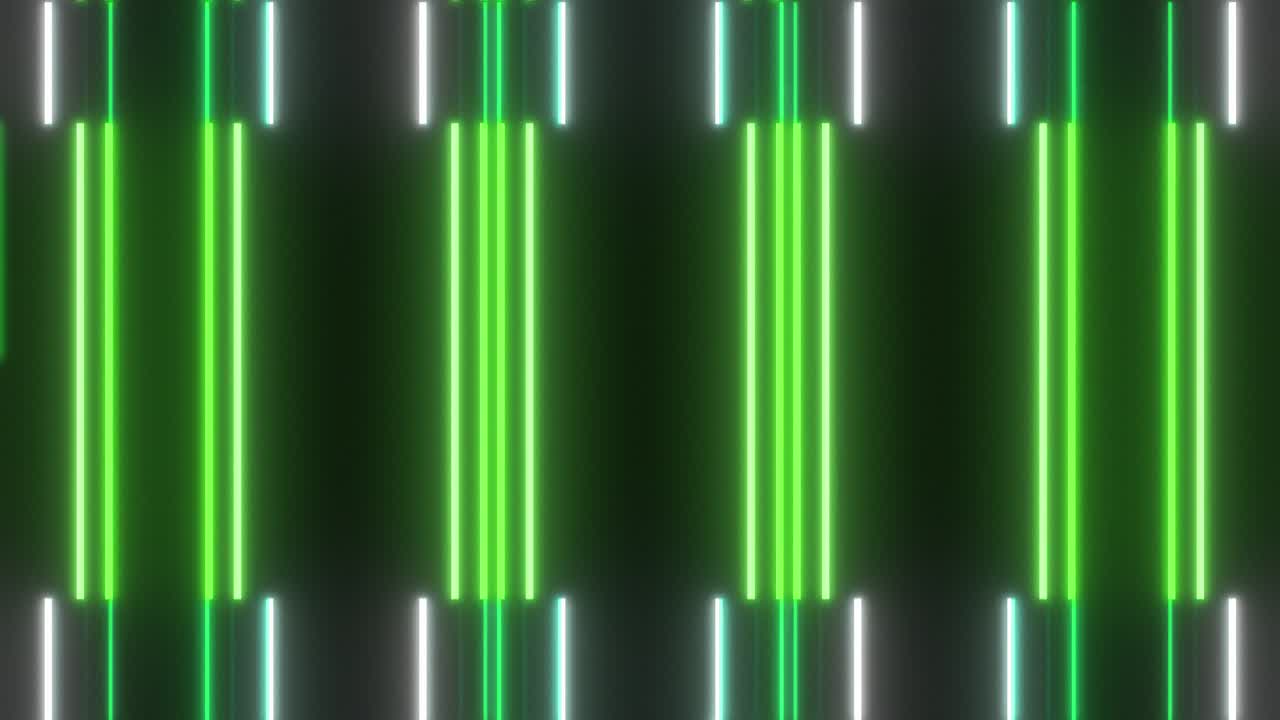 Neon Light Geometric Patterns