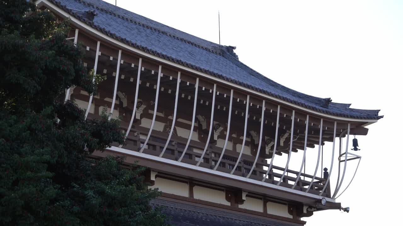 The Shinshū Ōtani-ha Betsuin Temple Rooftops in Downtown Nagoya