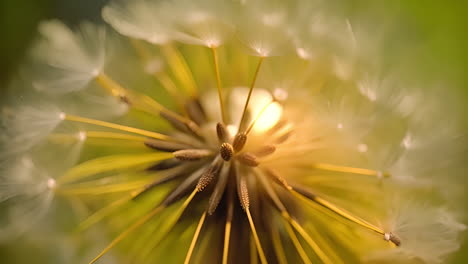 a close up of a dandelion with a blurry background