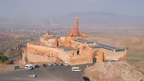 historic ishak pasha palace in agri city, eastern turkey