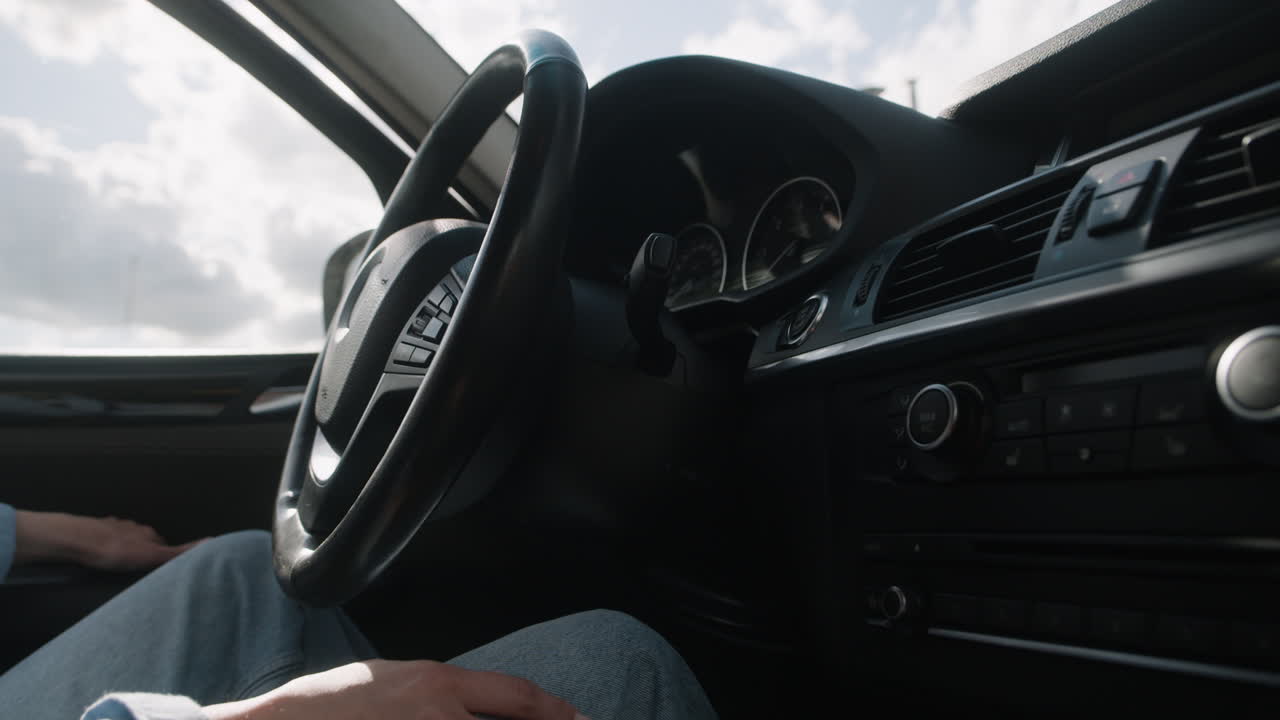 vista del interior del automóvil