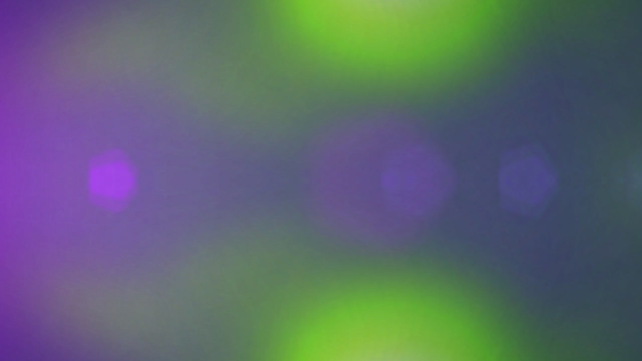 Dynamic Optical Light Leaks with Purple and Green Hues