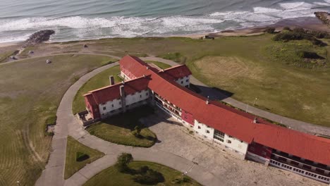 old waterfront hotel at chapadmalal in argentine