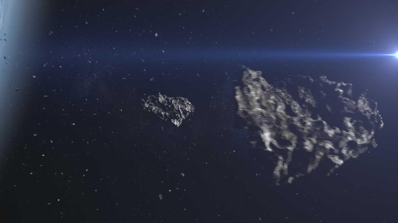 Asteroid Approaching Earth