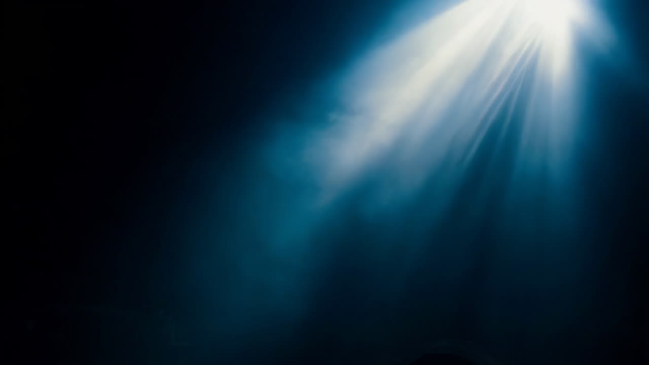 Spotlight Beam in Dark Room