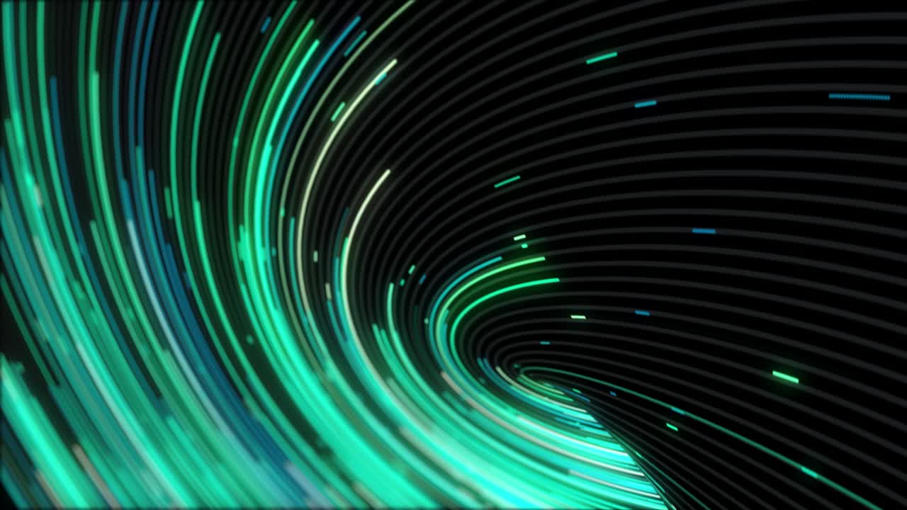 Abstract Wave Colorful Background