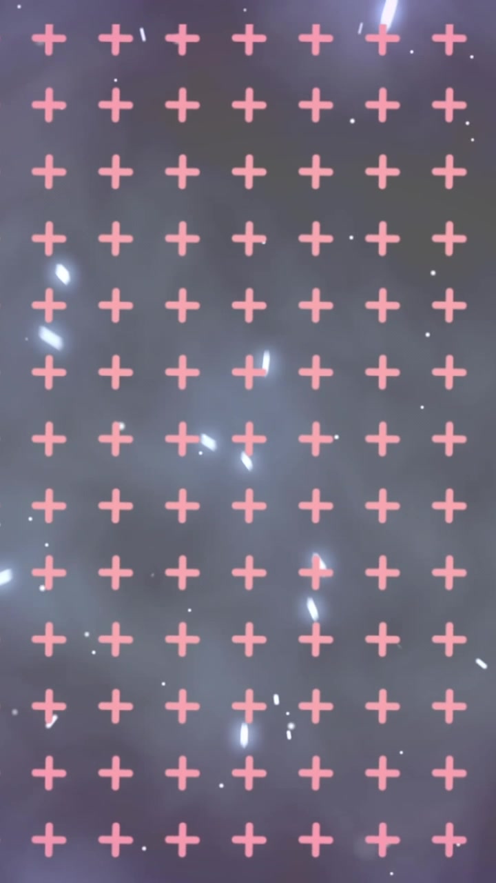 Animation of light spots and shapes on black background