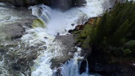 Ristafallet-waterfall-in-the-western-part-of-Jamtland-is-listed-as-one-of-the-most-beautiful-waterfalls-in-Sweden.