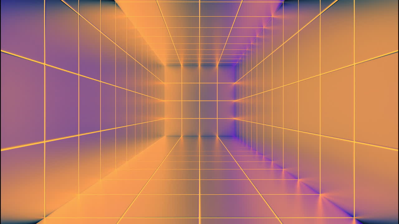 Abstract Futuristic Corridor