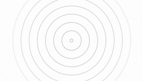 black and white concentric line circle background