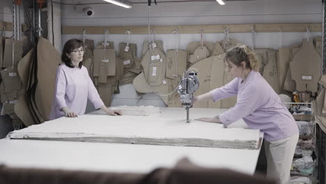 women working in a clothing factory