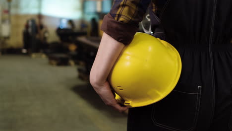 worker walking in the factory