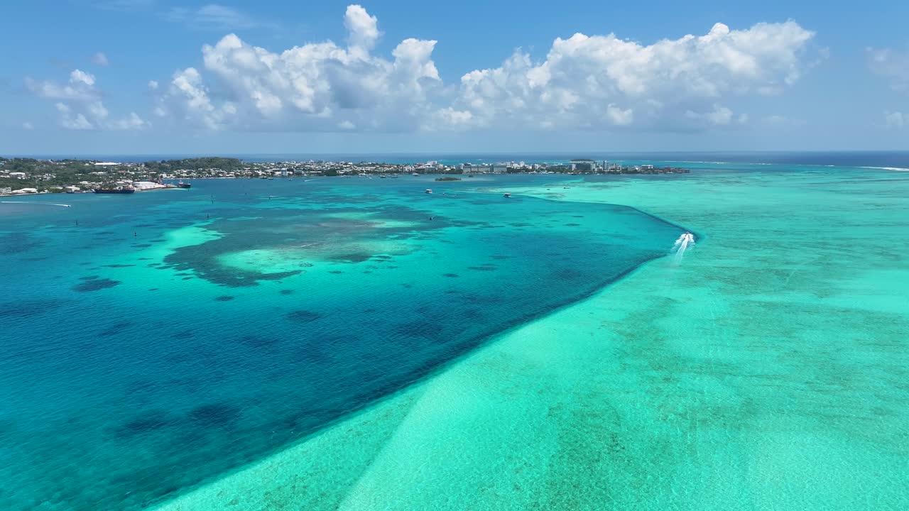 bahía del acuario en san andrés providencia y santa catalina, colombia