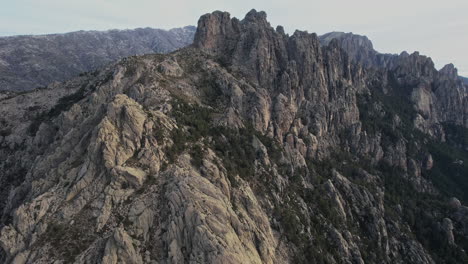 majestic peak of corsicas tall mountain