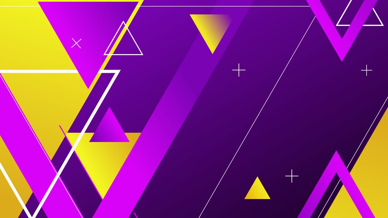 Background with yellow geometric figures