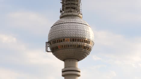 berlin tv tower close up