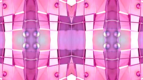 abstracto simple fondo 3d en color gradiente púrpura rojo, estilo low poly como fondo geométrico moderno o entorno matemático con efecto caleidoscópico. 4k uhd o bucle sin costuras fullhd. v5