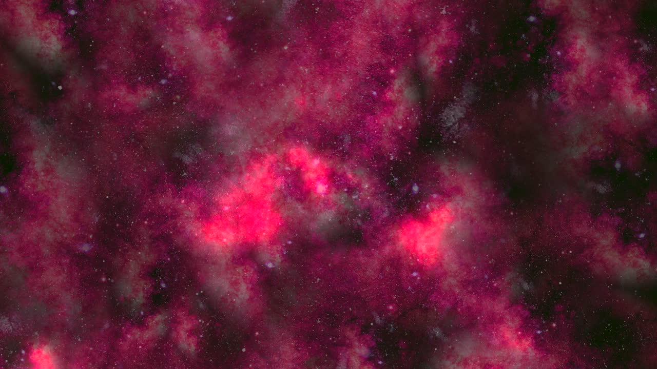 날아다니는 먼지와  ⁇ 은 구름으로 반 ⁇ 이는 어두운 우주