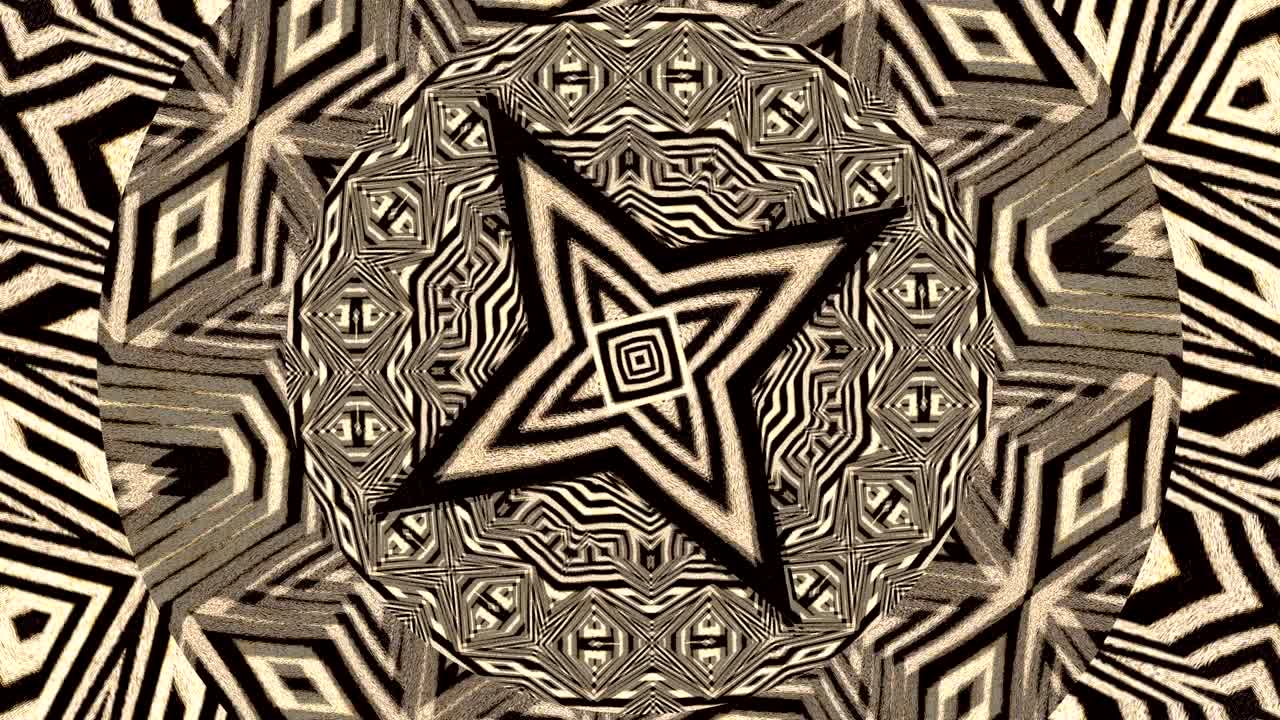 animación abstracta de la cebra motivos naturales caleidoscópicos