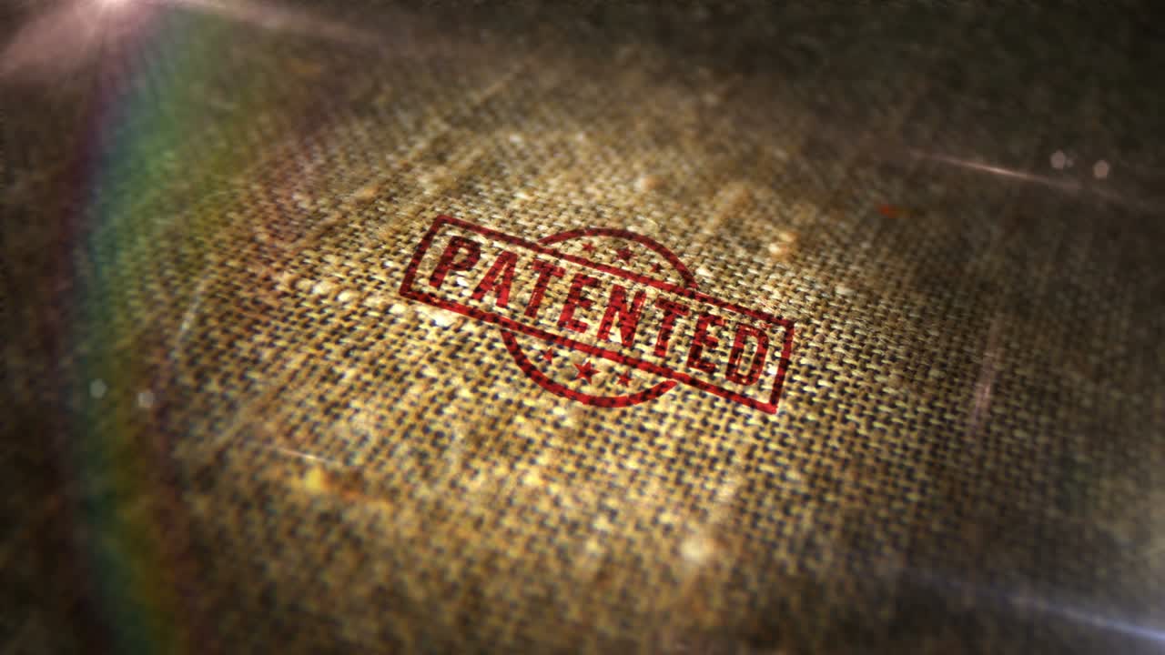 патентованная печать на льняном мешке