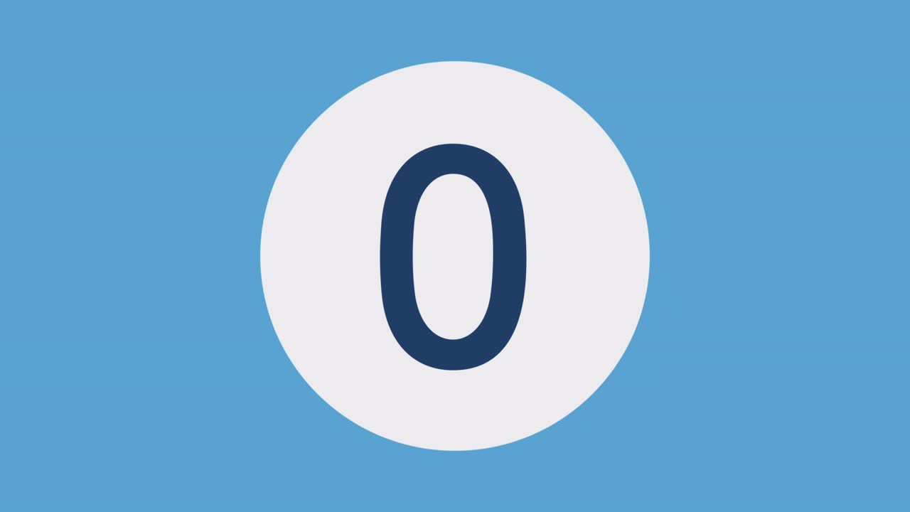 Simple Countdown Animation 5 Sec.