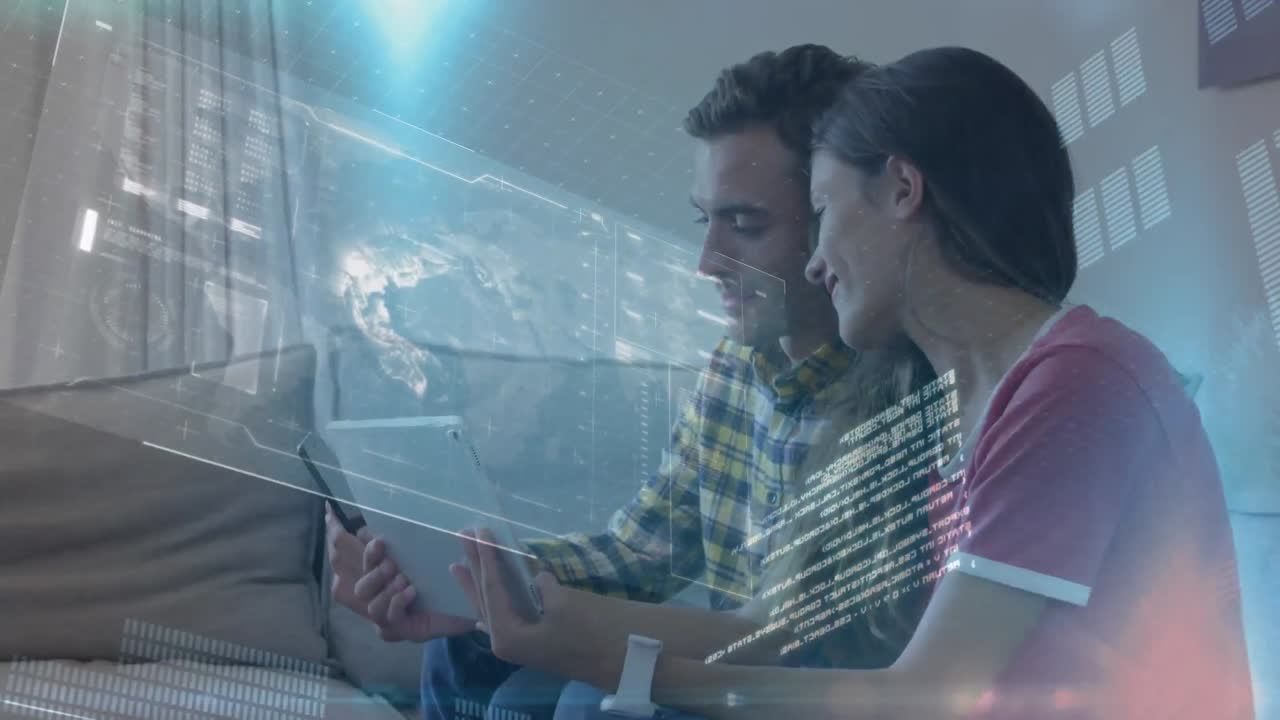 procesamiento de datos contra el par utilizando una tableta digital