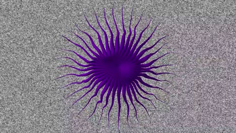 Abstract Background Stylized Psychedelic Star