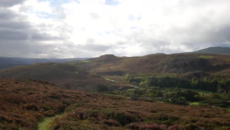 welsh countryside rural farmland mountain valley picturesque landscape