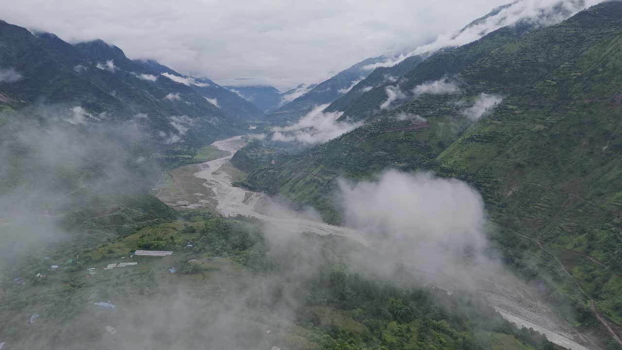 Beautiful landscape scenery of Nepal.