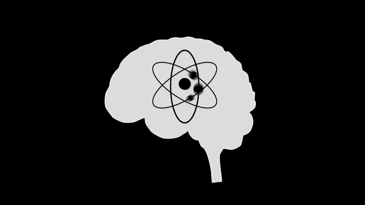 Brain atom animation