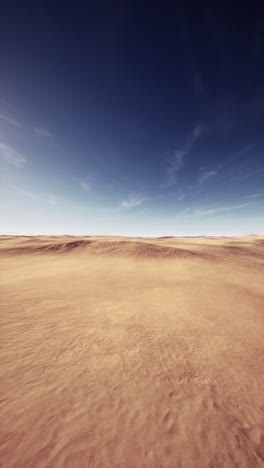 desert landscape with blue sky