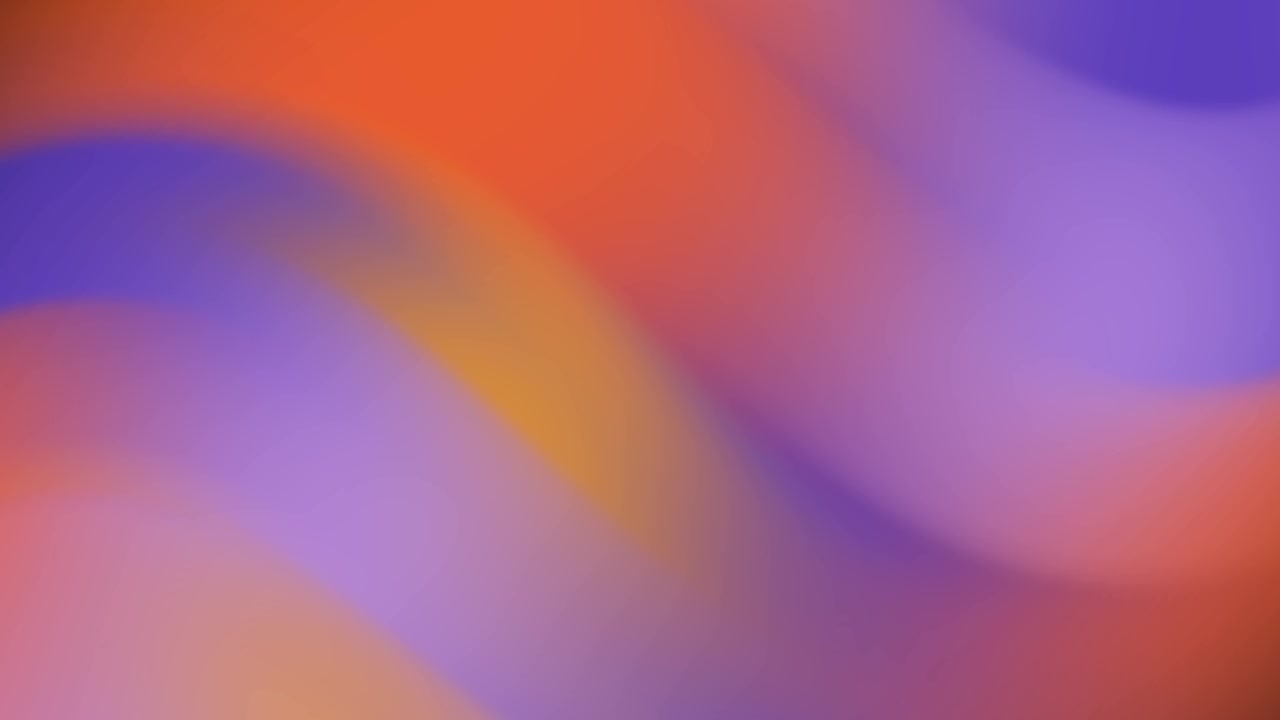 Abstract Flowing Gradient Background with Vibrant Orange and Purple Colors