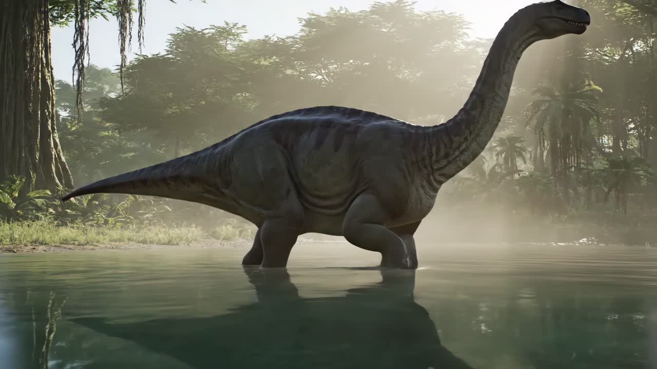 Brachiosaurus in its Natural Habitat