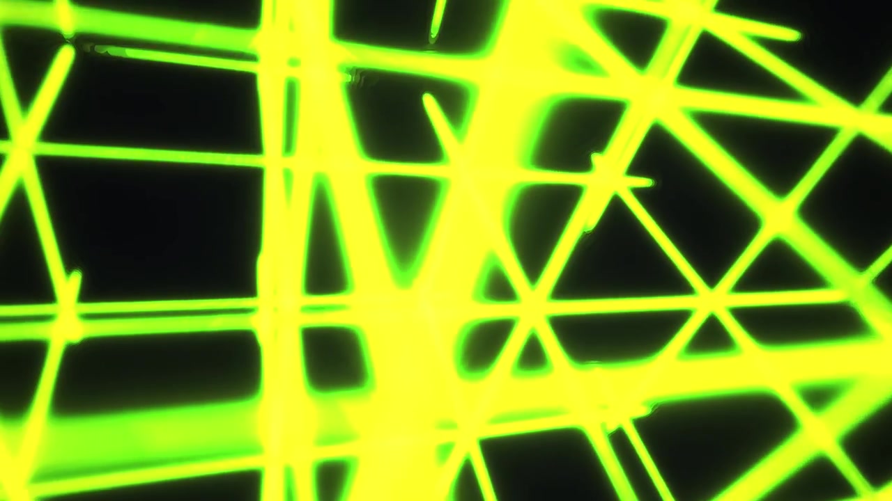 Griglia Astratta Dinamica di Linee al Neon Luminose che Cambiano Colore