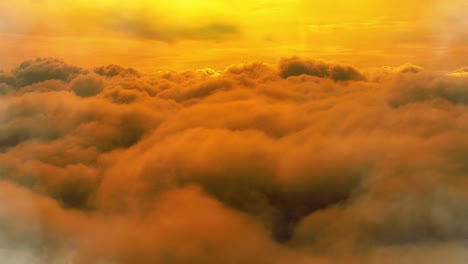 sunrise or sunset, moving cloud surface