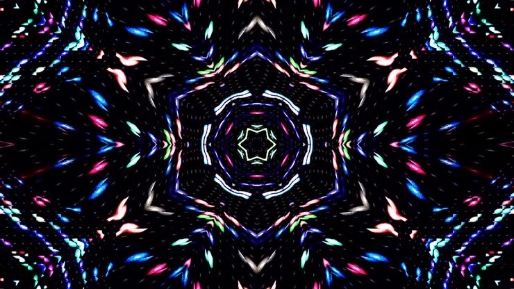 Beautiful videos of flickering, luminous glow that shifts the movement black background